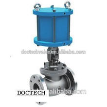 Vanne inox bride pneumatique Globe Valve GB JB, GB/T, API, BS, DIN